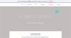 Desktop Screenshot of lafamilleheureuse-liege.be